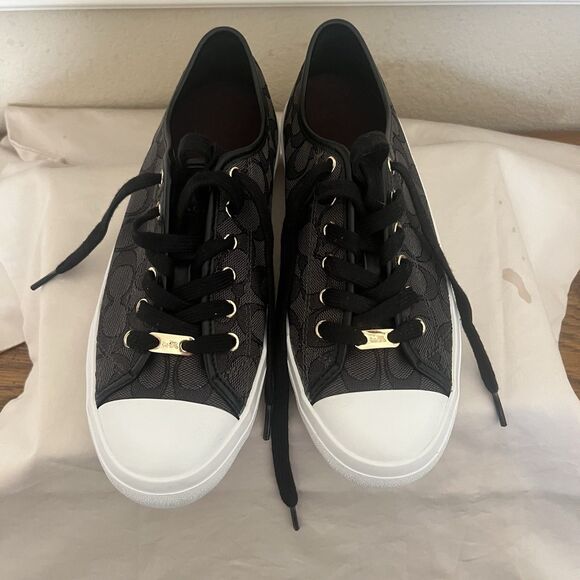 Coach Black and White Athletic Shoes - Picture 2 of 6